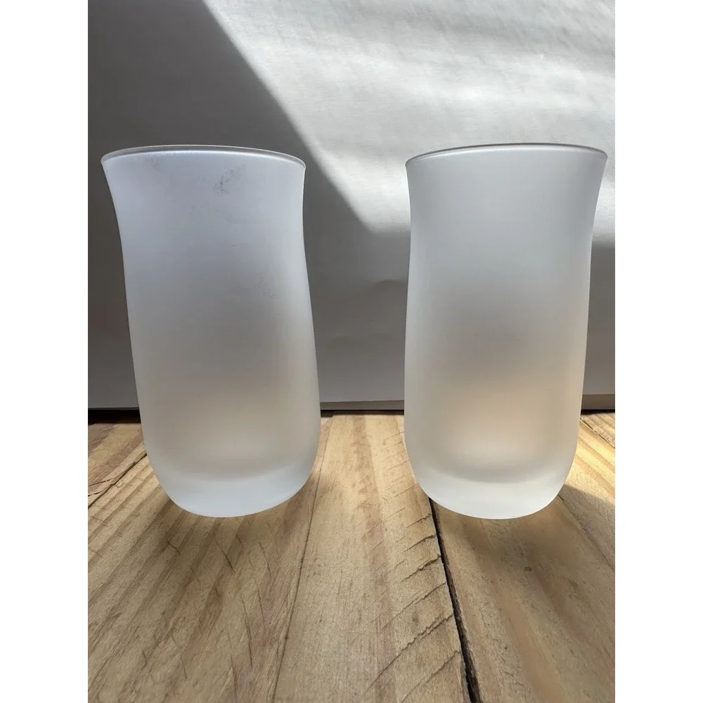 Remy Martin Fine Champagne Cognac Frosted Glasses‎ Set of 2 - 4.5